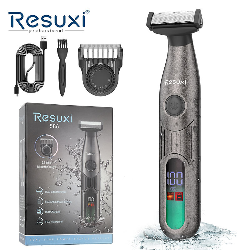 Men'S Grooming Hair And Body Wash - Resuxi 586 Rasoio Elettrico Premium per