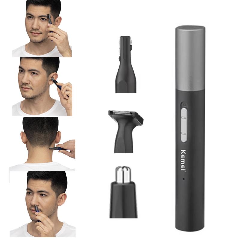 Men'S Grooming Set - Kemei Pro Regolabarba Elettrico Ricaricabile per