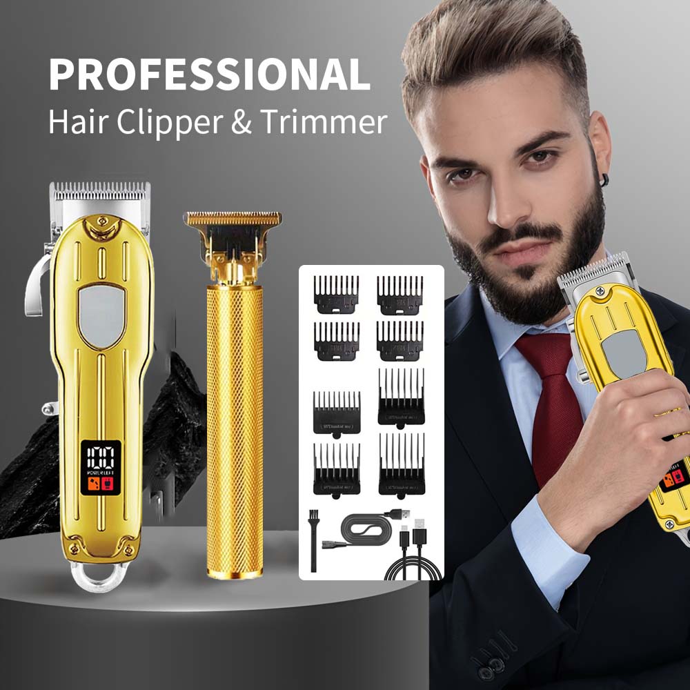 Men'S Grooming Set - Set tagliacapelli elettrico 2 in 1