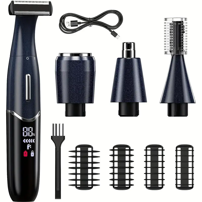 Men'S Face Grooming - Aree intime Taglio di capelli Rasoio