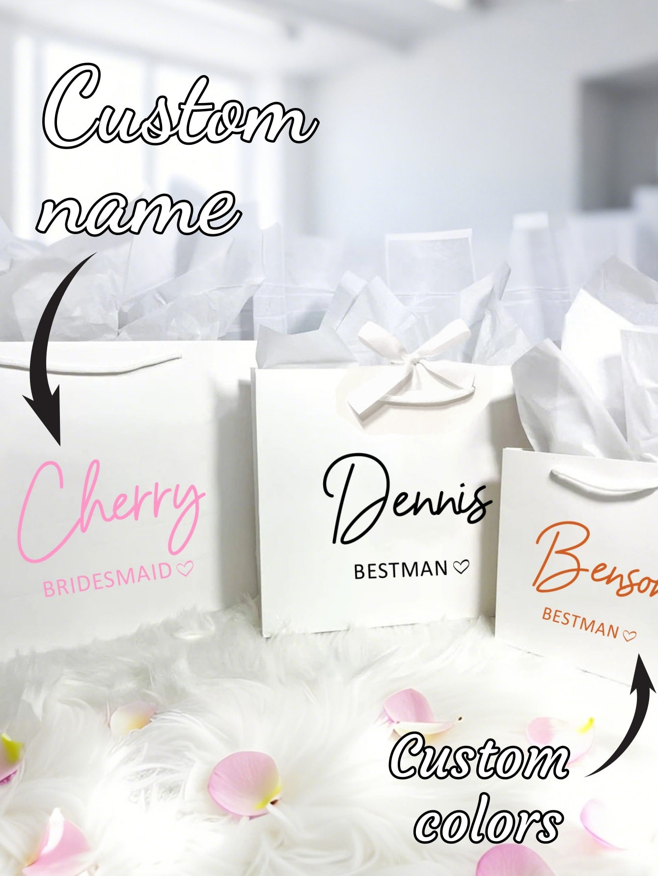 Men'S Grooming Wedding Day - Borsa Regalo Personalizzata di Alta Qualità