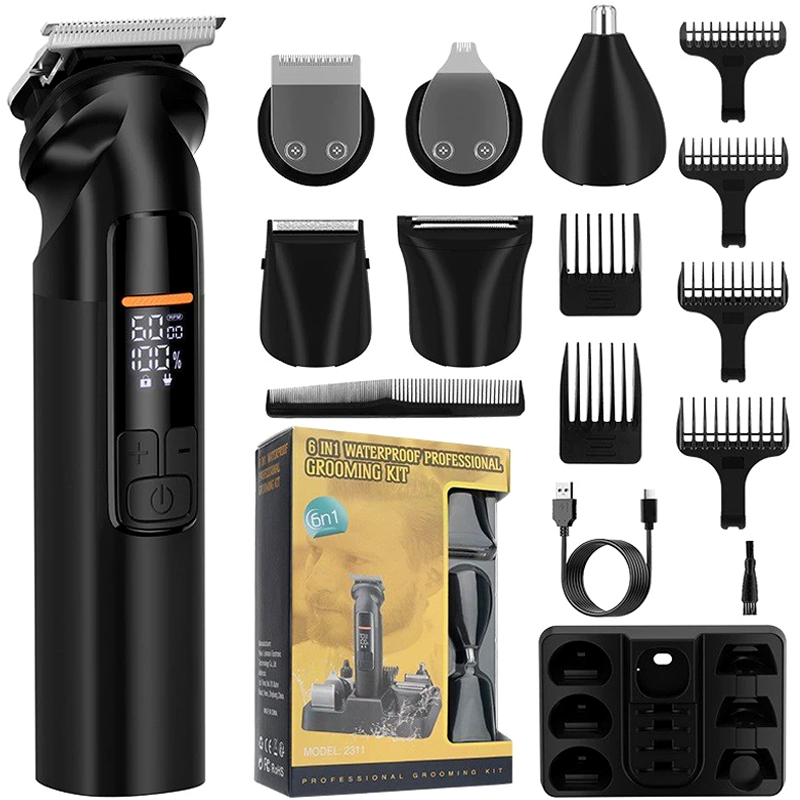Men'S Grooming Hair And Body Wash - Rasoio Elettrico 4 in 1 per