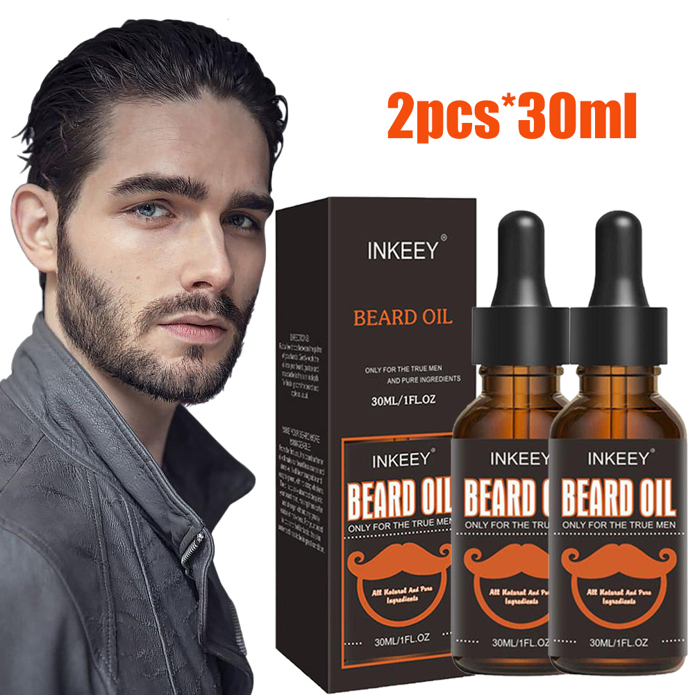 Beard Oil Growth - 2 pezzi di olio per la