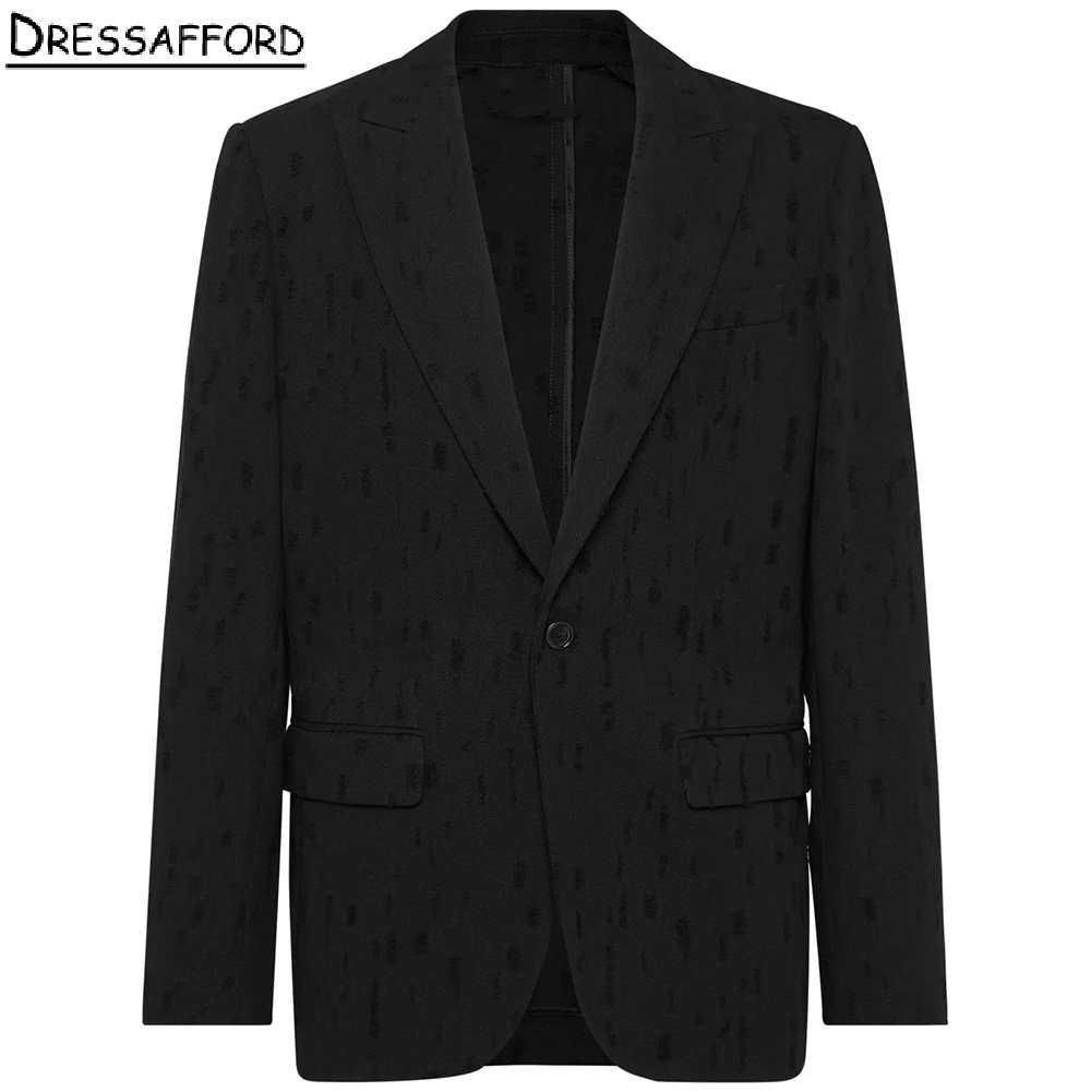 Men'S Grooming Spot - Smoking neri a pois per uomo,