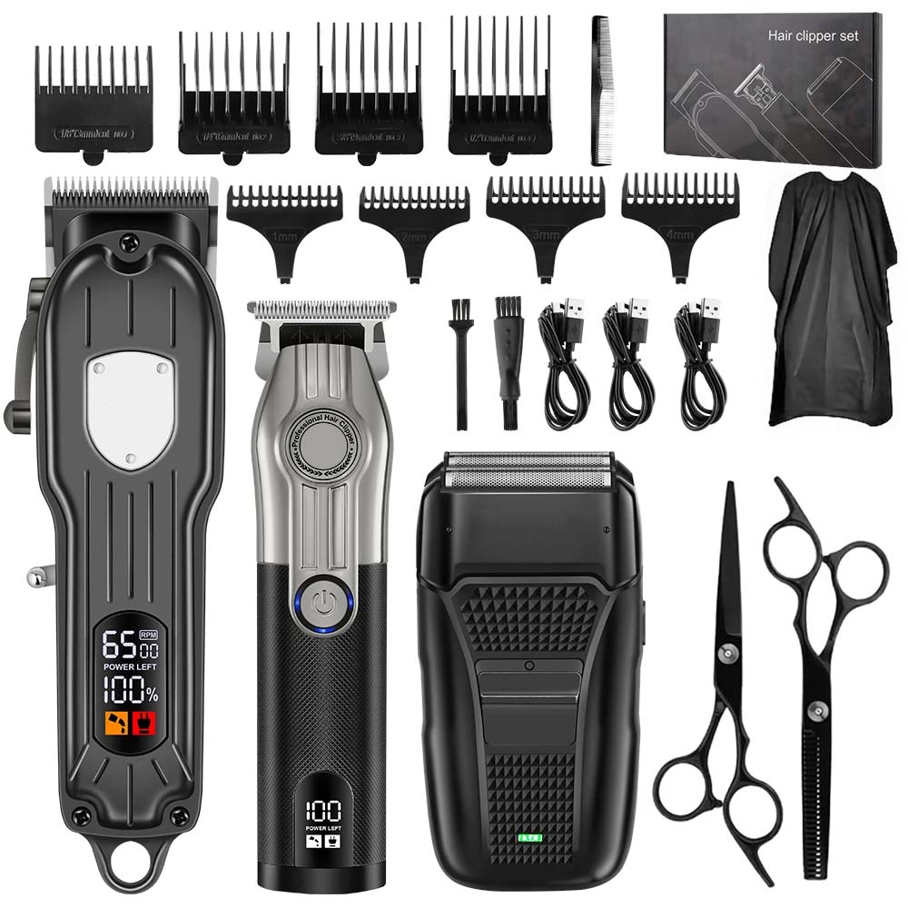 Men'S Grooming Set - Set professionale di tagliacapelli da barbiere