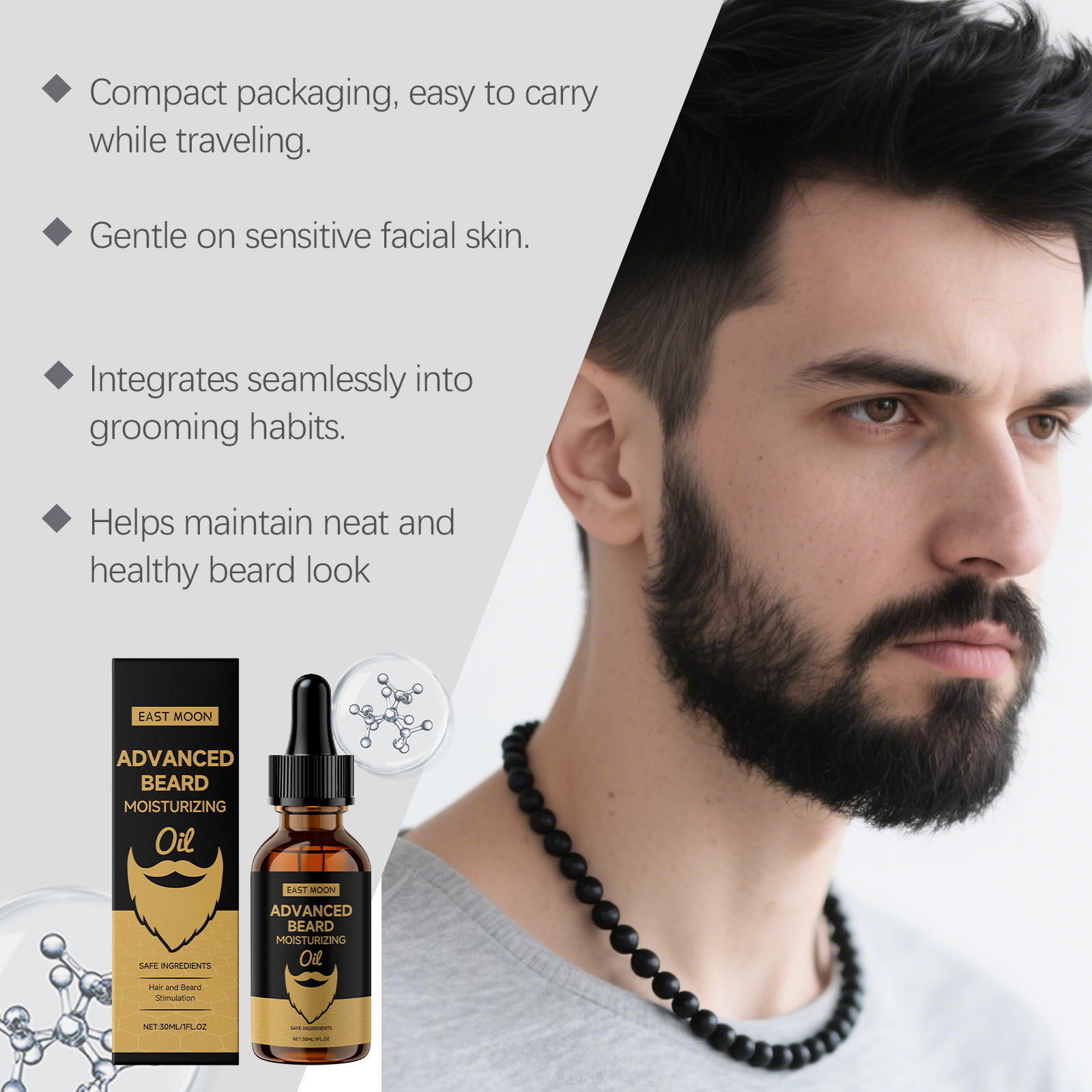 Olio per Barba al Rosmarino Ea - Beard Oil Growth recensione e prezzo