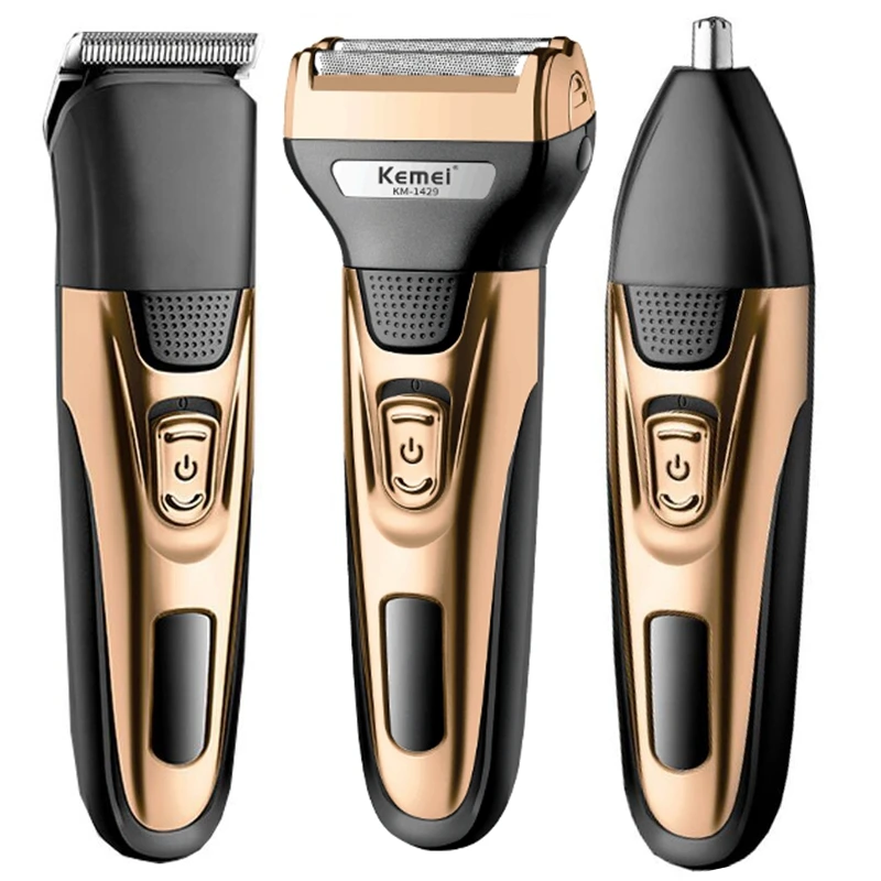 Kit di toelettatura KEMEI 3 in - Men'S Grooming Hair And Body Wash recensione e prezzo