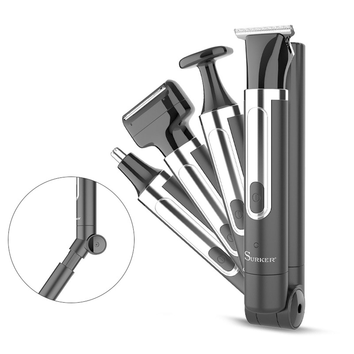 Surker Rasoio 4 in 1 per uomo  - Men'S Grooming Hair And Body Wash recensione e prezzo