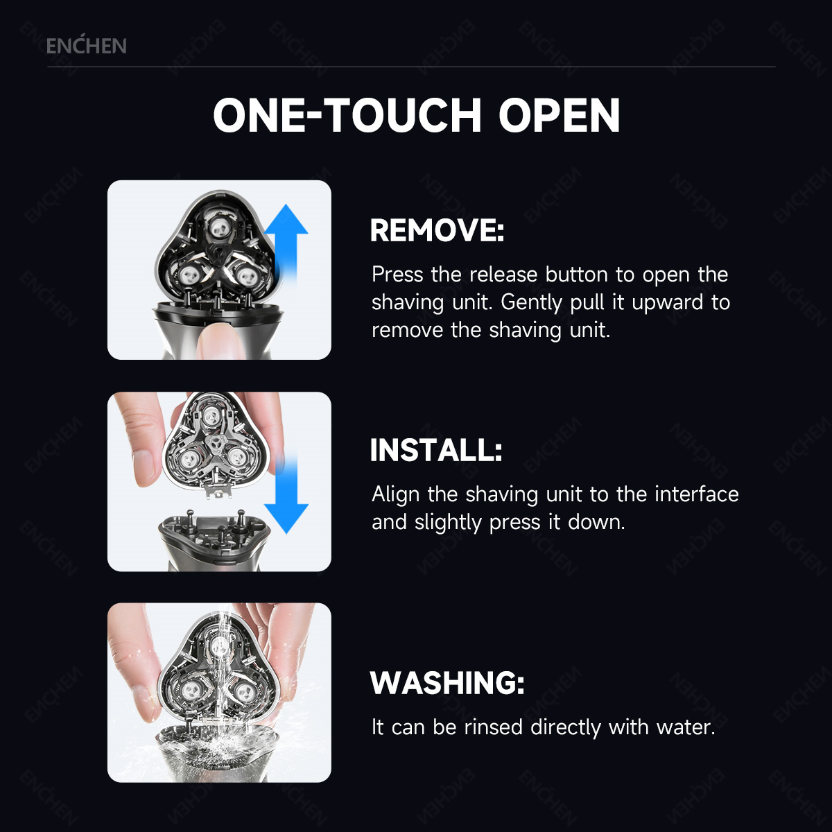 ENCHEN Blackstone's Testina di - Men'S Face Grooming recensione e prezzo